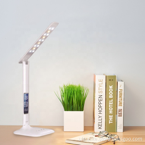 Digital Led Desk Thermometer With Alarm Clock Calendar Folding Study Table Lamps